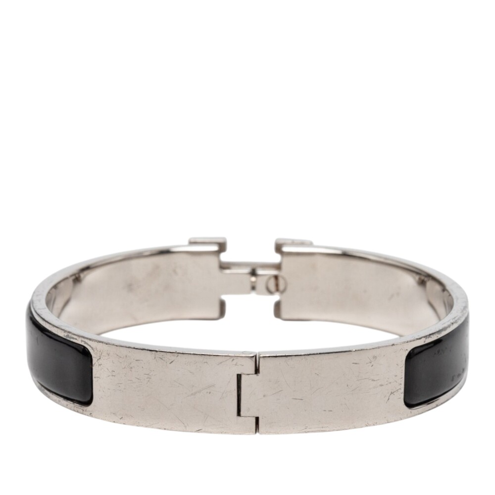 Pre-Loved Hermes Narrow Enamel Clic H Bracelet PM - Picture 3 of 5